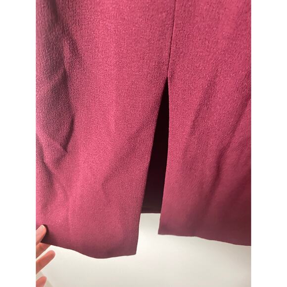 DRESS THE POPULATION DRESS BURGUNDY FALL WEDDING GUEST SHORT COCKTAIL FESTIVE - Picture 8 of 13